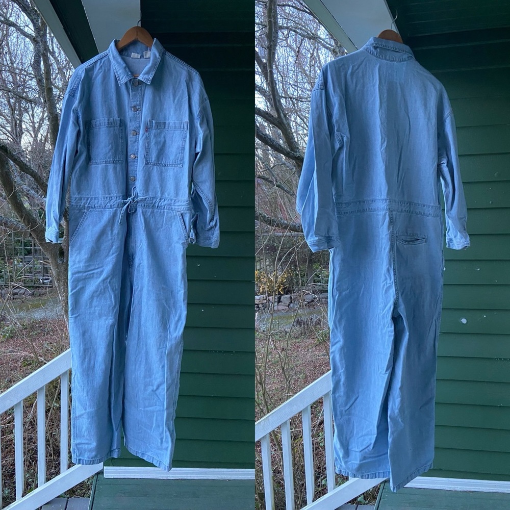 Levi's Light Blue Denim Jumpsuit